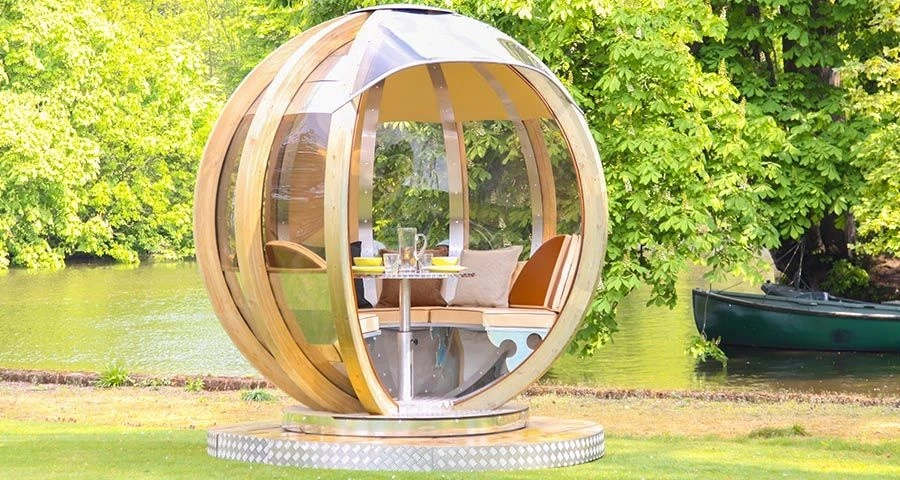 Ornate Garden The Rotating Sphere Lounger 4 Ornate Garden The Rotating Sphere Lounger - Image 2