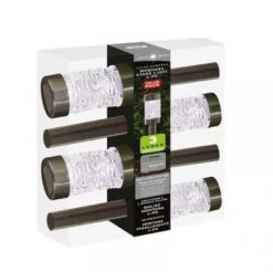 Smart Solar Montana Solar Lights 4 Pack - Stainless Steel -Lawn and plant care Store 39353 11963