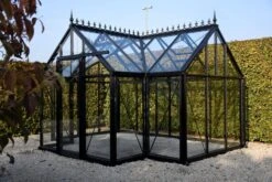 Janssens Eos Junior T-Model 160/40 Tempered Glass Greenhouse 10ft X 13ft