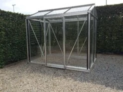 Janssens Helios Urban Hobby 180/25 Tempered Glass Greenhouse 5ft X 8ft -Lawn and plant care Store 43063 7432