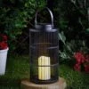 Smart Solar Urbane Lantern Large - Black 1 Smart Solar Urbane Lantern Large - Black -Lawn and plant care Store 46188 3668