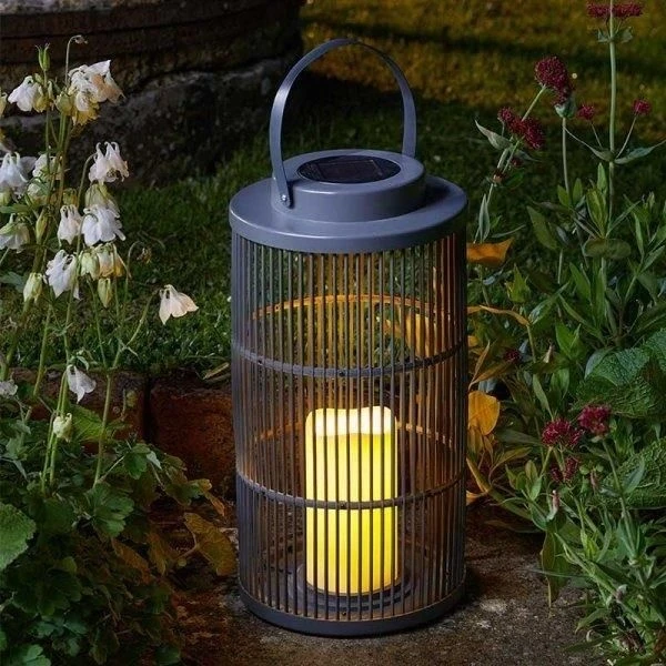 Smart Solar Urbane Lantern Large - Slate 3 Smart Solar Urbane Lantern Large - Slate