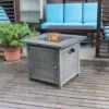 Woodlodge Wembury Grey Gas Fire Pit Table