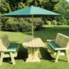 Churnet Valley Ergo 6 Seat Table Set - 3 X Benches 1 Churnet Valley Ergo 6 Seat Table Set - 3 X Benches -Lawn and plant care Store 46802 2516