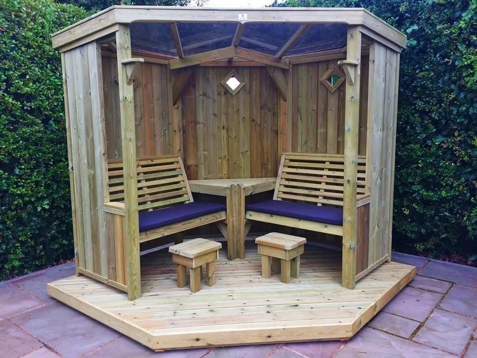 Churnet Valley Four Seasons Garden Room With Decking 3 Churnet Valley Four Seasons Garden Room With Decking