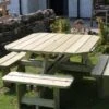 Churnet Valley Westwood Square 8 Seat Picnic Table 2 Churnet Valley Westwood Square 8 Seat Picnic Table -Lawn and plant care Store 46831 2419