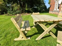 Churnet Valley Ashcombe Table Set 6 Seater -Lawn and plant care Store 46841 2385