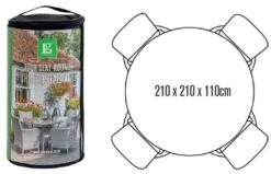 LG Outdoor DXCOV01 4 Seat Dining Set Deluxe Cover - Up To 120cm Table 7 LG Outdoor DXCOV01 4 Seat Dining Set Deluxe Cover - Up To 120cm Table -Lawn and plant care Store 46960 2272