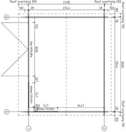 The Log Cabin Company Tallinn Studio 28mm -Lawn and plant care Store 48411 38076