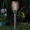 Smart Garden Solar Cool Flame Compact Torch Slate 4 Piece Carry Pack -Lawn and plant care Store 50729 31867