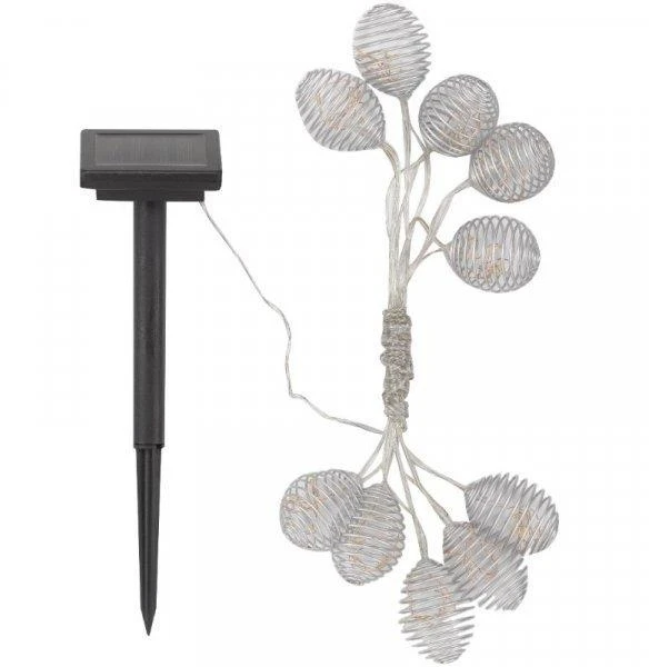 Smart Garden SpiraLight 10 Silver Solar String Lights 4 Smart Garden SpiraLight 10 Silver Solar String Lights - Image 2