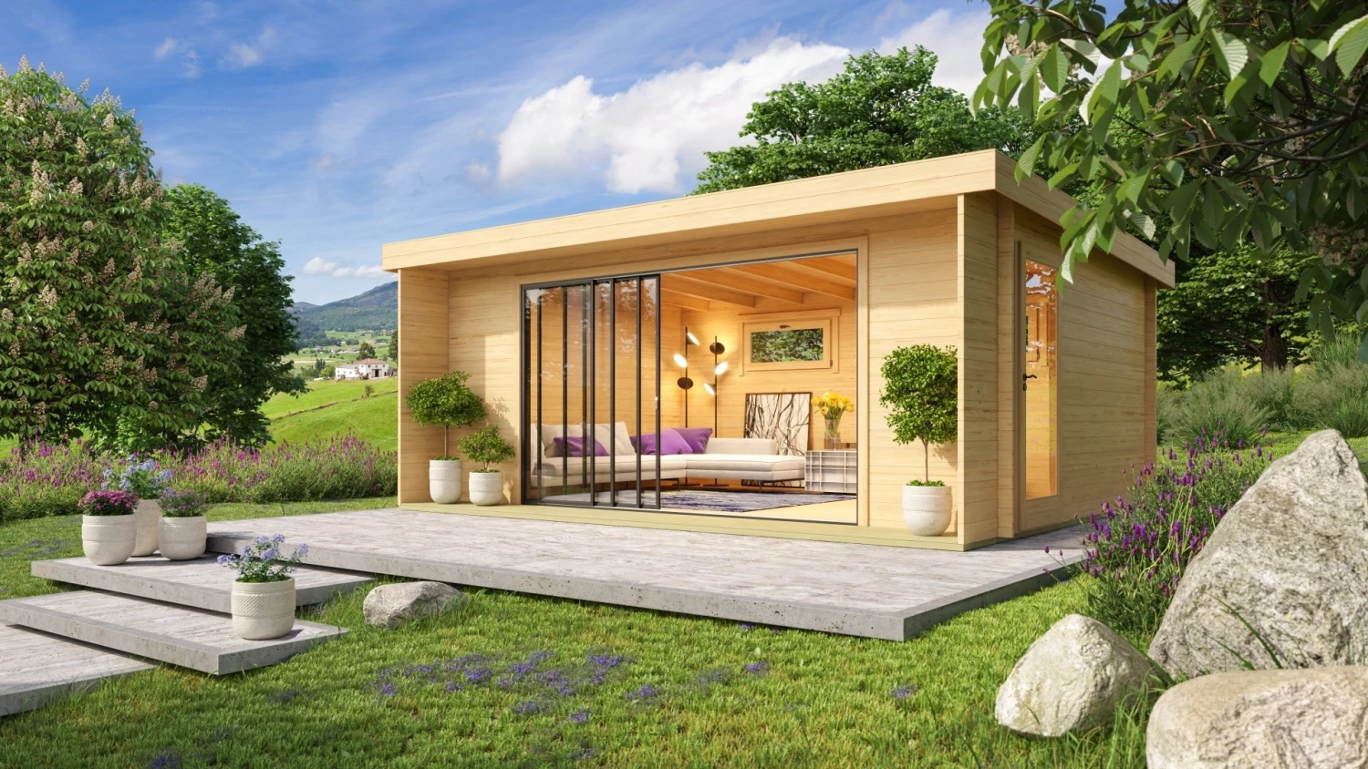 Gardenhouse24 ALU Concept 44 I Garden Cabin 3 Gardenhouse24 ALU Concept 44 I Garden Cabin