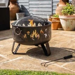 Smart Garden Fuego Deepbowl Firepit -Lawn and plant care Store 51472 29535