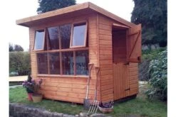 Shaws For Sheds Solar Pent Shed