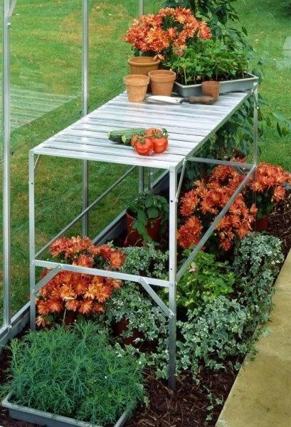 Halls Greenhouses 1 Tier Staging 3 Halls Greenhouses 1 Tier Staging