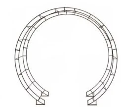 Poppy Forge Round Arch 7 Poppy Forge Round Arch -Lawn and plant care Store 53247 26540