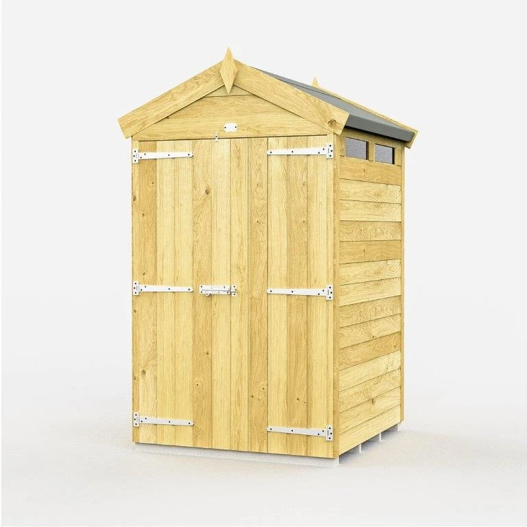 DIY Sheds Apex Security Shed - Double Door 3 DIY Sheds Apex Security Shed - Double Door